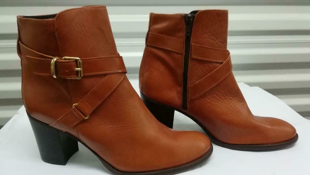 490A* CYPRES jolis bottillons brun tout cuir (41), Neuf, Brun, Bottes hautes, Envoi
