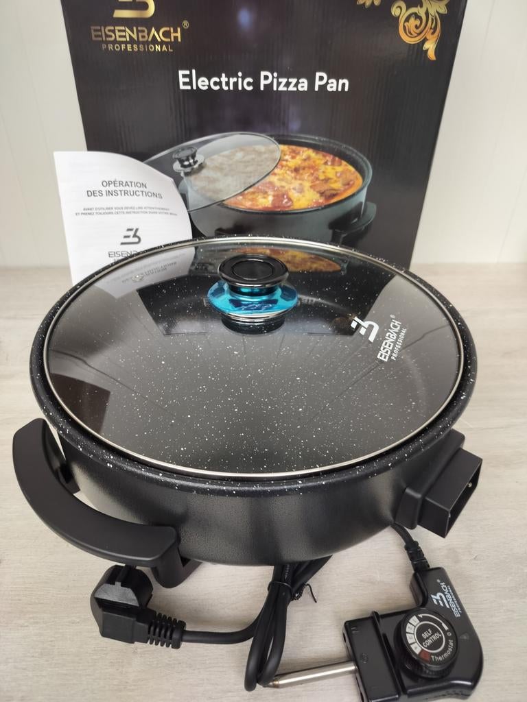 Eisenbach elecktrische pizzapan hapjespan, 36 cm .Nieuw!!!, Huis en Inrichting, Keuken | Potten en Pannen, Ophalen of Verzenden