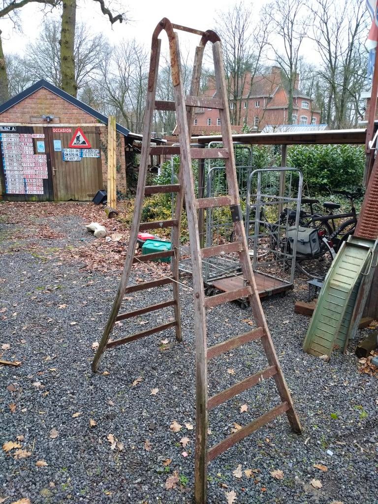 Oude ladder, Ophalen