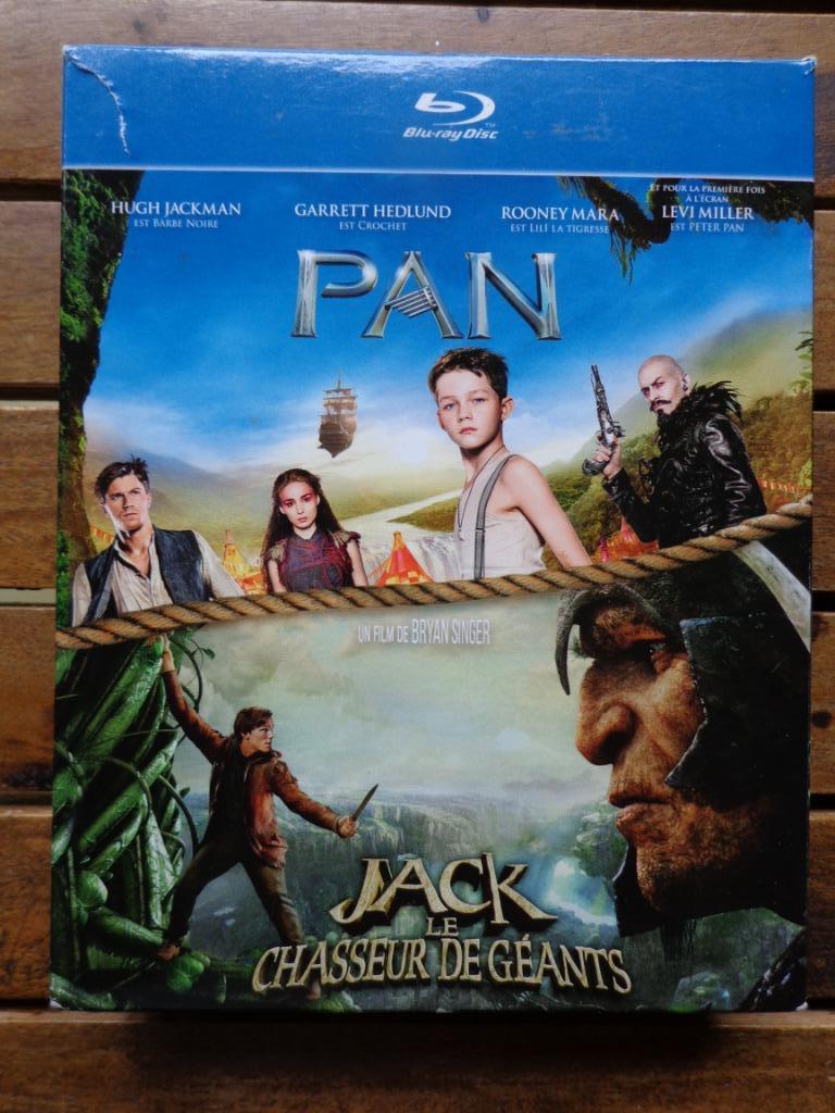 )))  Bluray  / Pan / Jack le chasseur de Géants  (((, Enlèvement ou Envoi, Comme neuf, Aventure