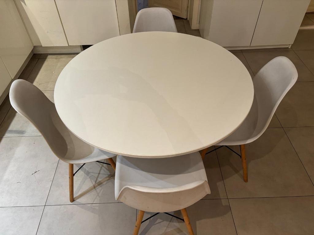 tafel en stoelen, Huis en Inrichting, Tafels | Eettafels, Ophalen, Gebruikt
