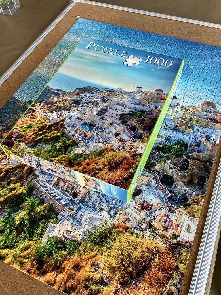 Puzzel 1000 stuks Santorini 50 x 70 cm, Ophalen, Zo goed als nieuw