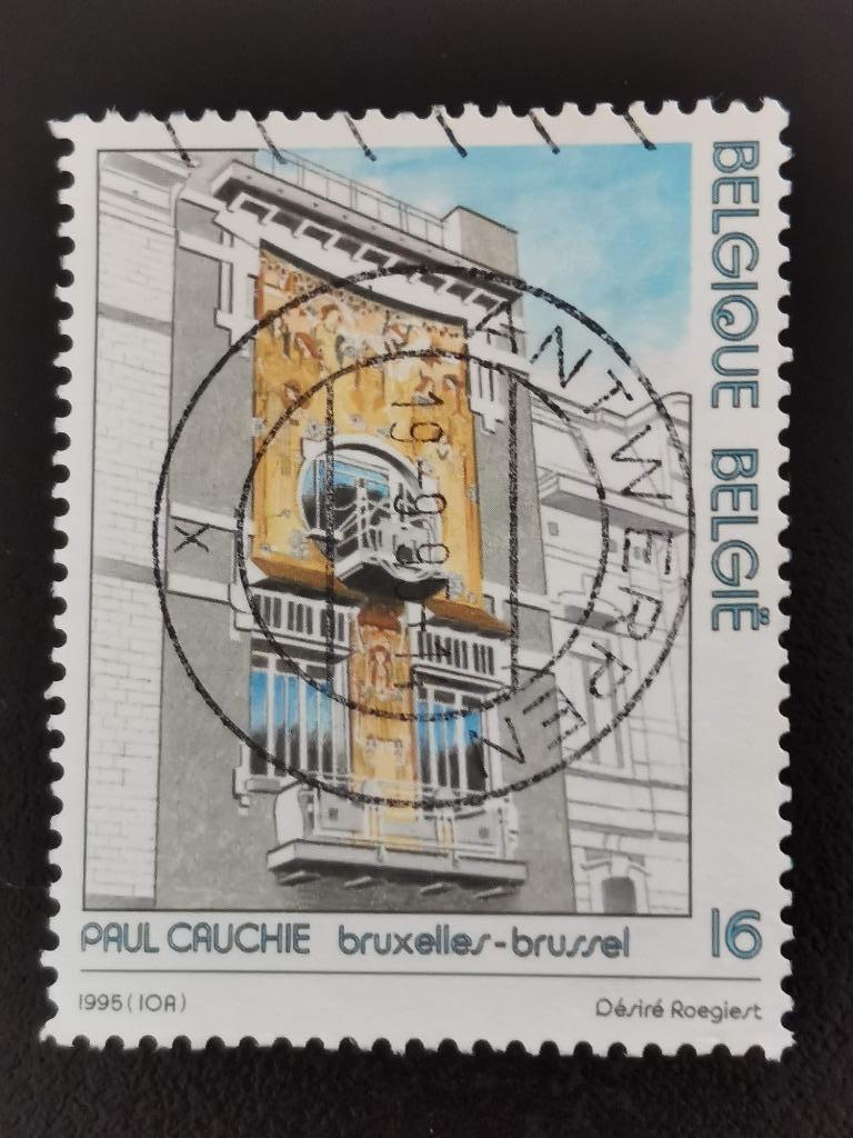Belgie 1995 - Art Nouveau architecten, Ophalen of Verzenden, Gestempeld