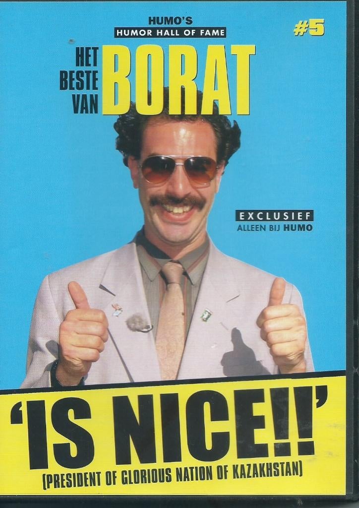 Borat – Het Beste van Borat – HUMO Exclusief, Cd's en Dvd's, Dvd's | Komedie, Zo goed als nieuw, Actiekomedie, Ophalen of Verzenden