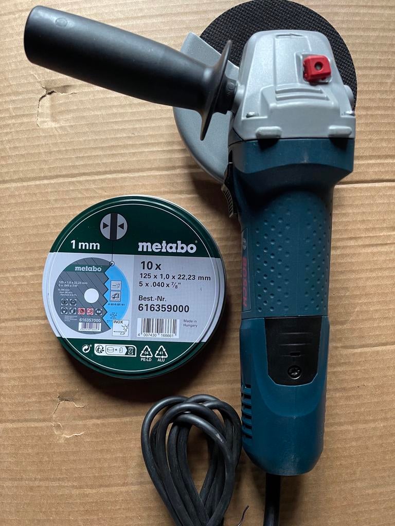 New professionele slijpschijf van Bosch 125 mm, Ophalen, Nieuw, Minder dan 700 watt, Haakse handslijpmachine