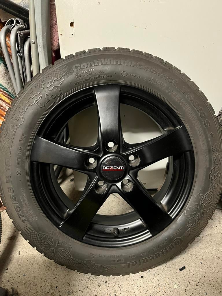 Jantes en aluminium pour mini,. R15' avec pneus d'hiver, 15 pouces, Pneus et Jantes, Pneus hiver, 175 mm