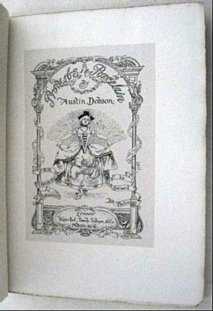 Proverbs in Porcelain 1893 A. Dobson Gelim. Uitgave 98/250, Ophalen of Verzenden