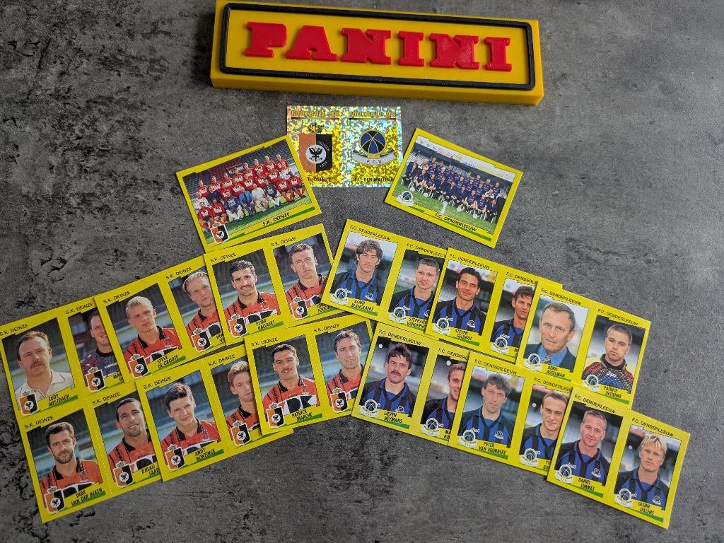 PANINI STICKERS 15X FOOTBALL 98 DEINZE / DENDERLEEUW, Ophalen of Verzenden, Nieuw