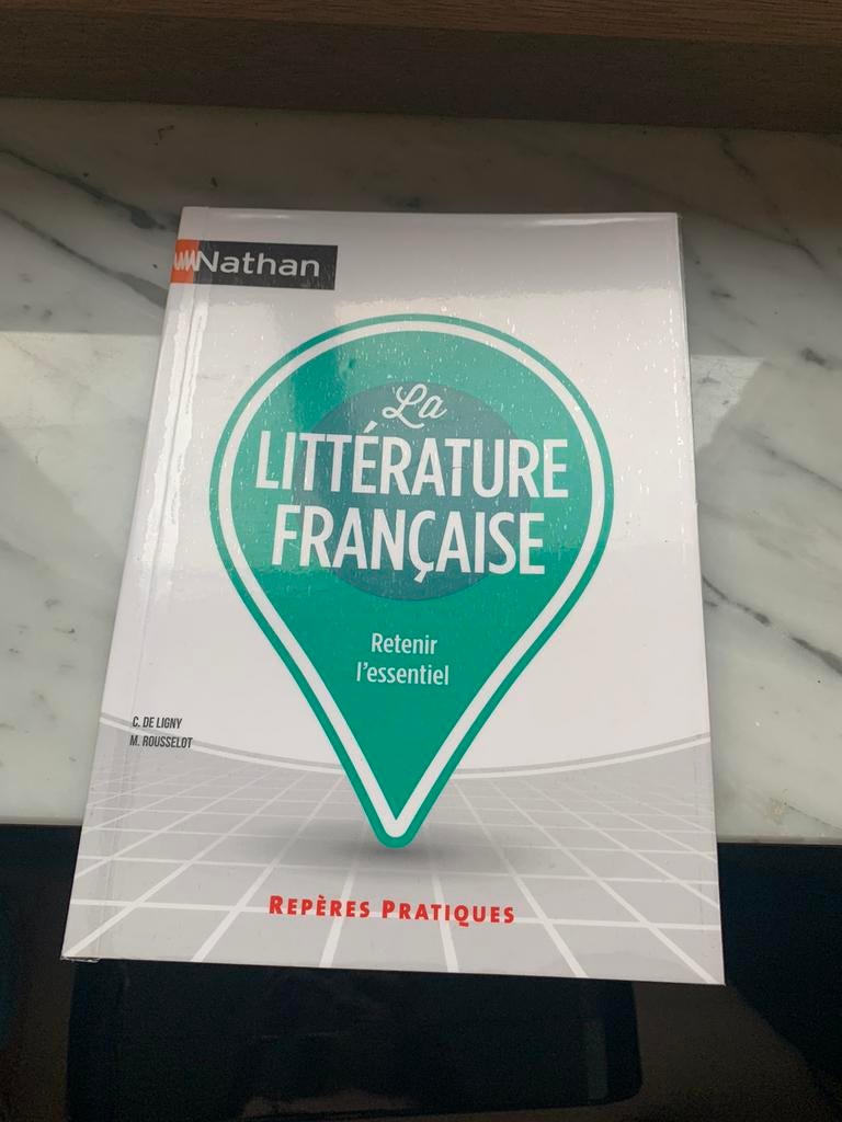 La littérature française - manuel scolaire secondaire, Livres, Comme neuf