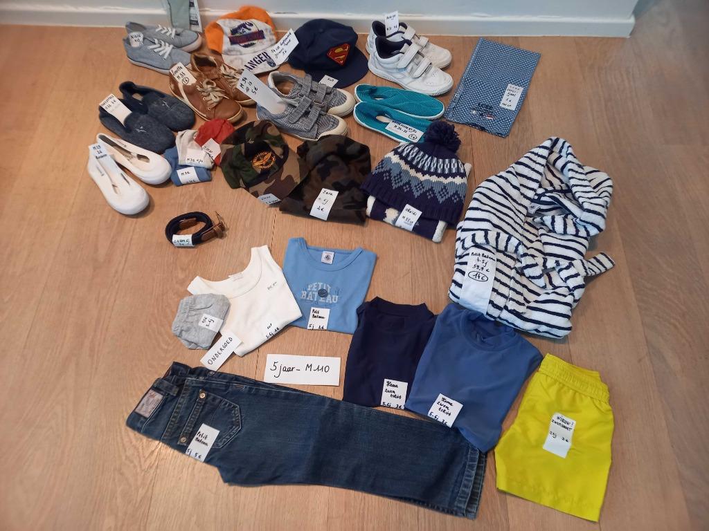 Jongens merkkledij 5 jaar M110 Petit Bateau, Garçon, Enlèvement ou Envoi, Comme neuf, Petit Bateau