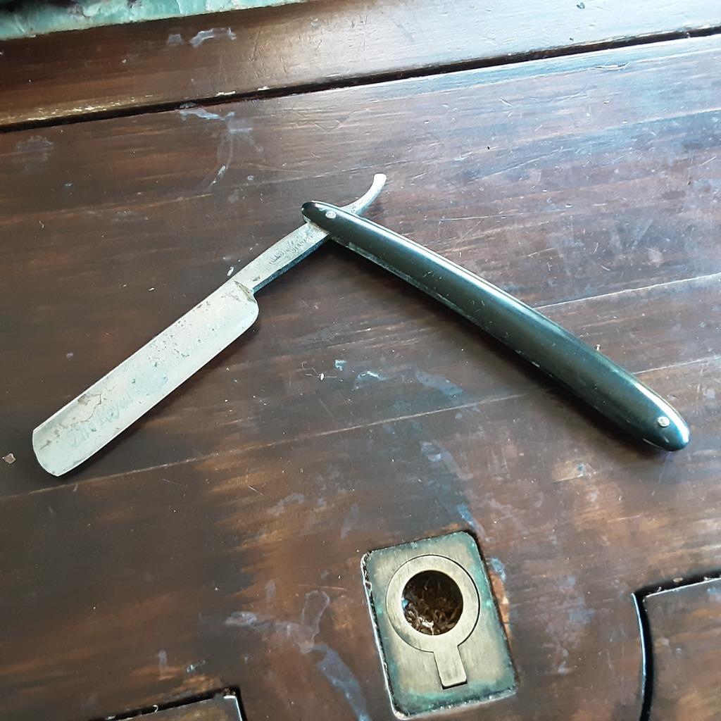 Open scheermes The Royal Crown Razor, Antiek en Kunst, Verzenden