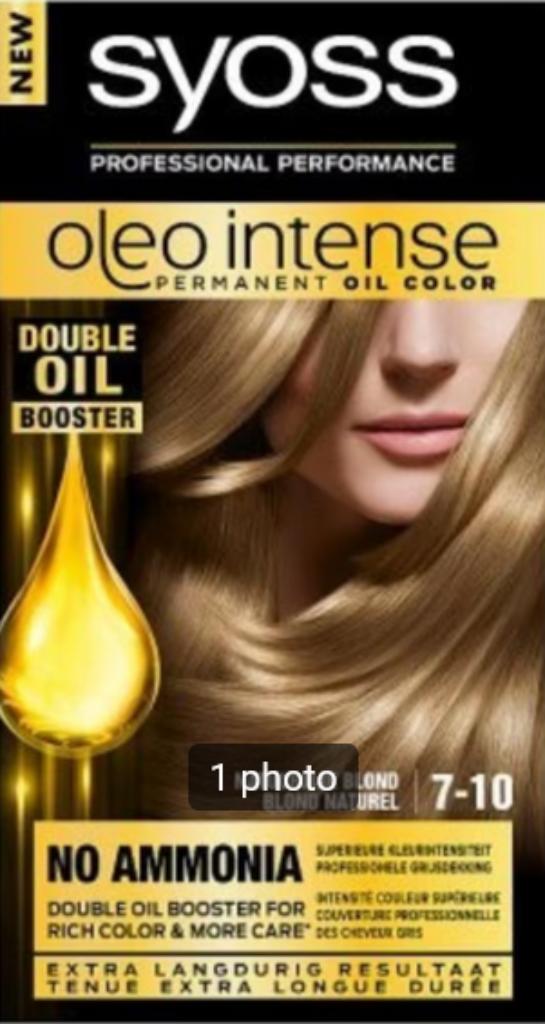 Syoss Oleo intense 7-10 Blond naturel NEUF !, Enlèvement ou Envoi, Neuf, Soin des cheveux ou Soin réparateur des cheveux