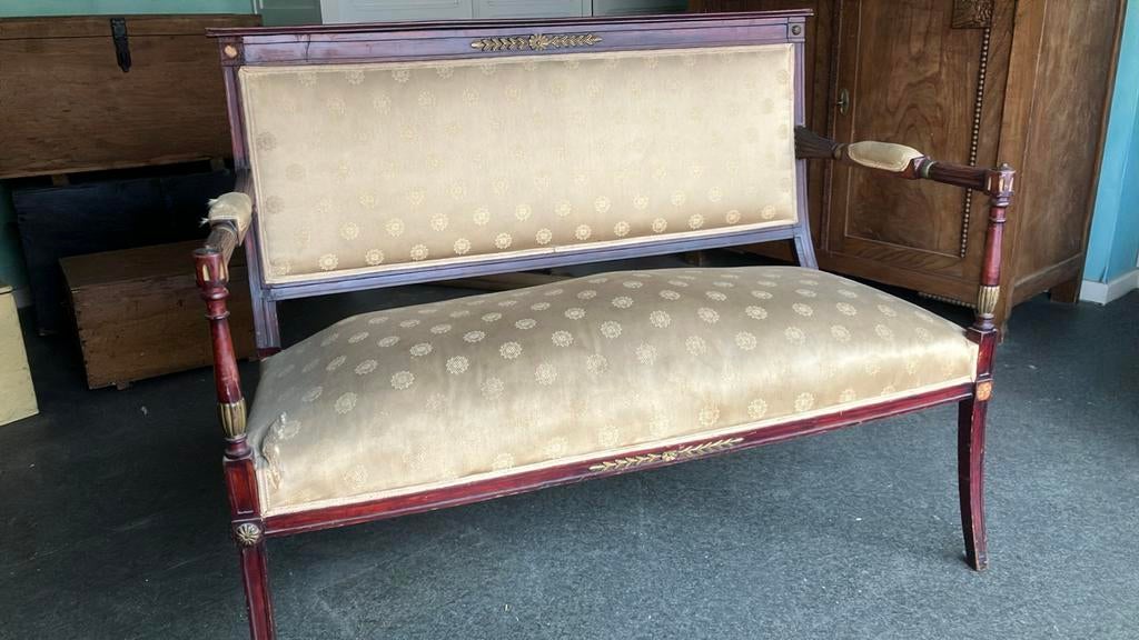 Antiek 19de eeuw Empire sofa, Antiek en Kunst, Antiek | Meubels | Stoelen en Sofa's, Ophalen