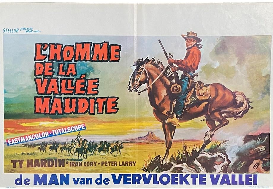 Vintage filmposter à €10, Verzamelen, Posters, Rechthoekig Liggend, Ophalen of Verzenden, Zo goed als nieuw, A1 t/m A3