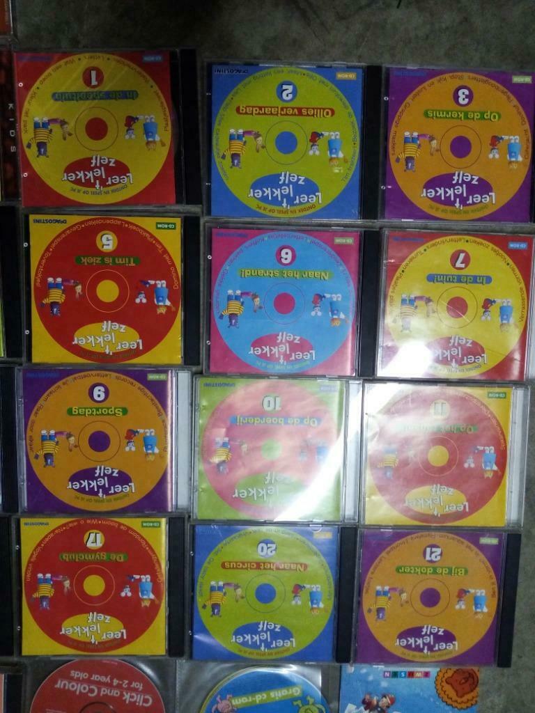 CD-Rom's Leer het lekker zelf,allerlei titels voor kinderen., Computers en Software, Educatie- en Cursussoftware, Ophalen, Zo goed als nieuw
