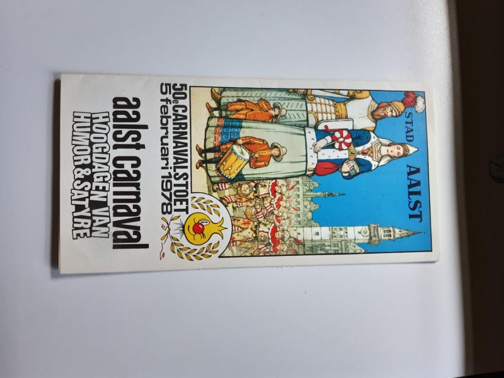 Aalst Carnaval 50e stoet 5 febr1978 programma, Ophalen, Gebruikt
