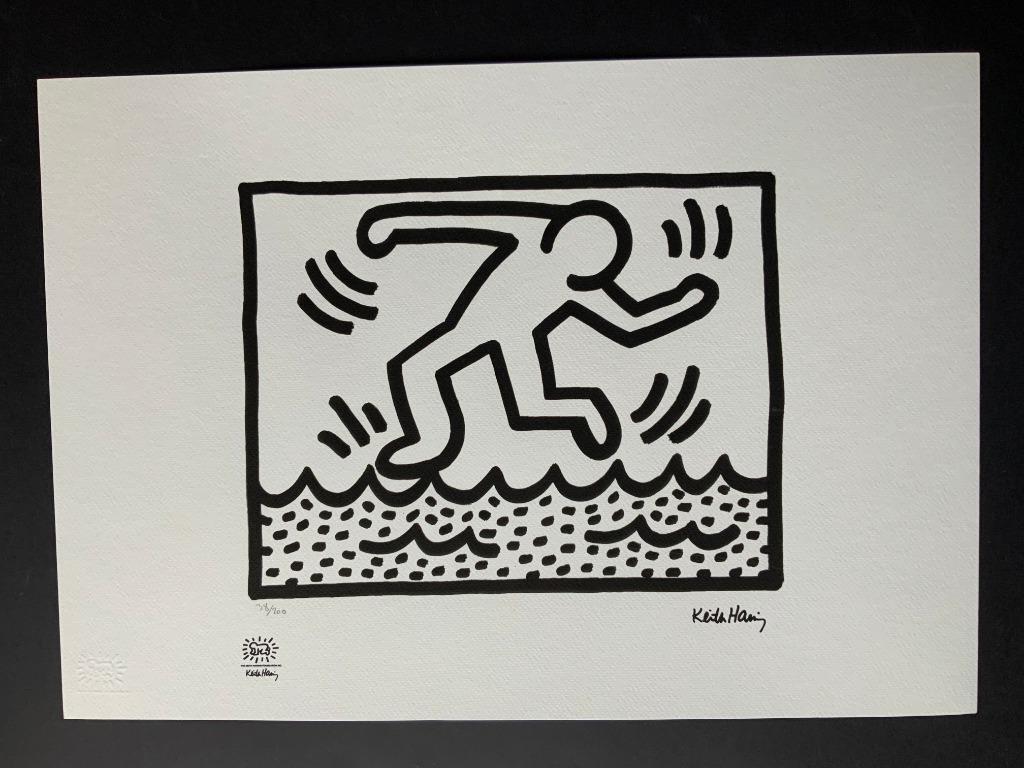 Keith Haring genummerde litho, Envoi