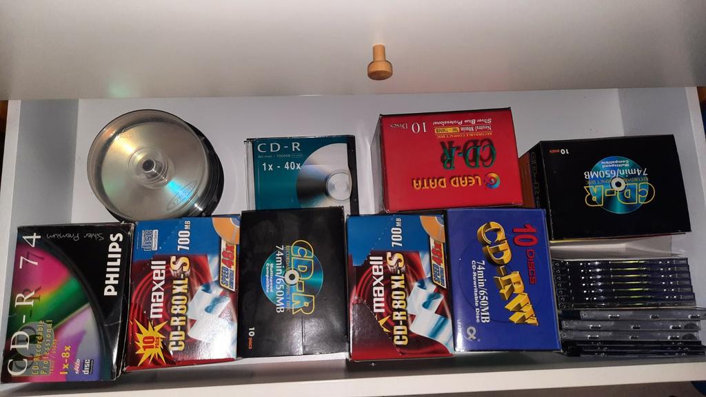 Cd-rw rewritable cd's leeg 200 stuks, Ophalen
