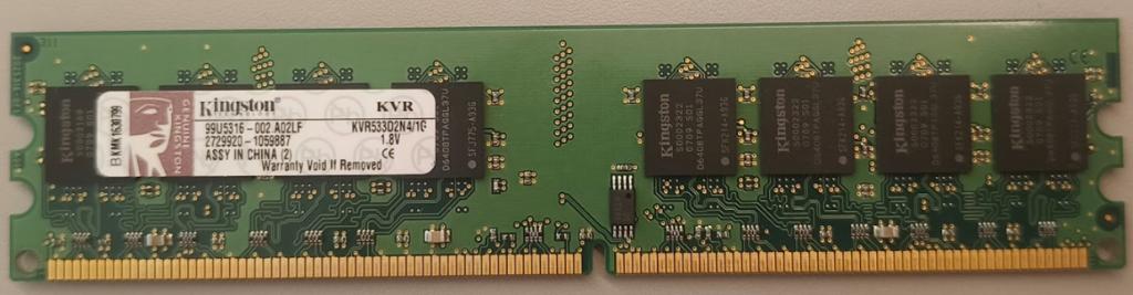 1GB DDR2 RAM geheugen voor desktop, 1 GB of minder, Ophalen of Verzenden, Zo goed als nieuw, DDR2