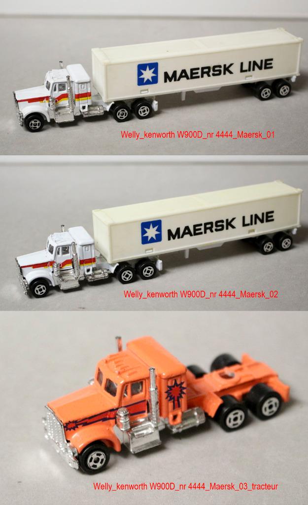 Véhicules- Welly_kenworth _lot de 3 camions, Enlèvement ou Envoi, Utilisé, Bus ou Camion