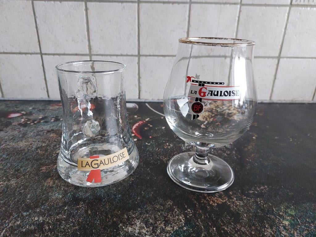 Verres à bière la gauloise, Enlèvement ou Envoi, Comme neuf, Verre à bière