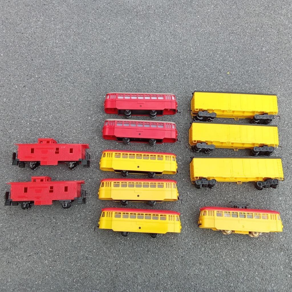 LOT TREINSPOREN, WAGONS EN WISSELS,..., Ophalen of Verzenden, Gebruikt