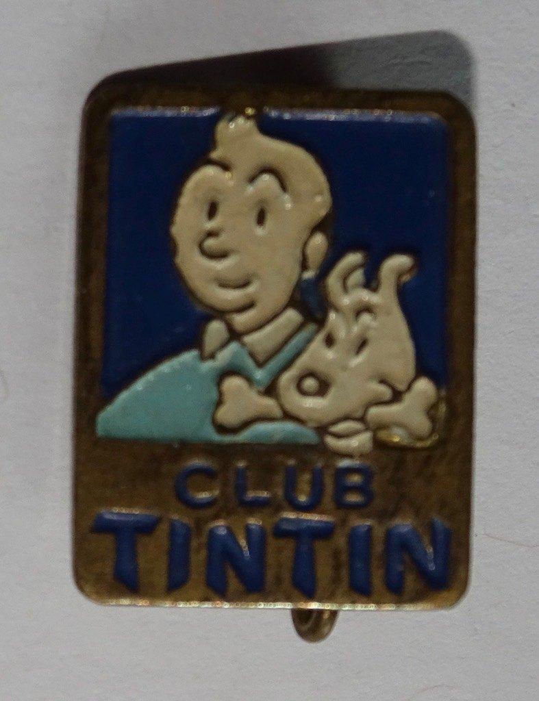 Club Tintin épinglette de sécurité, Collections, Broches, Pins & Badges, Enlèvement