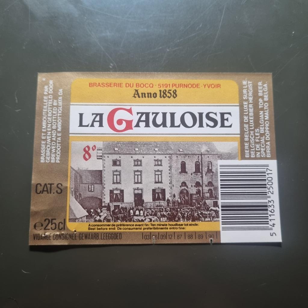 Etiquette Brasserie du Bocq (modèle 5), Enlèvement ou Envoi, Utilisé, Autres types, Autres marques
