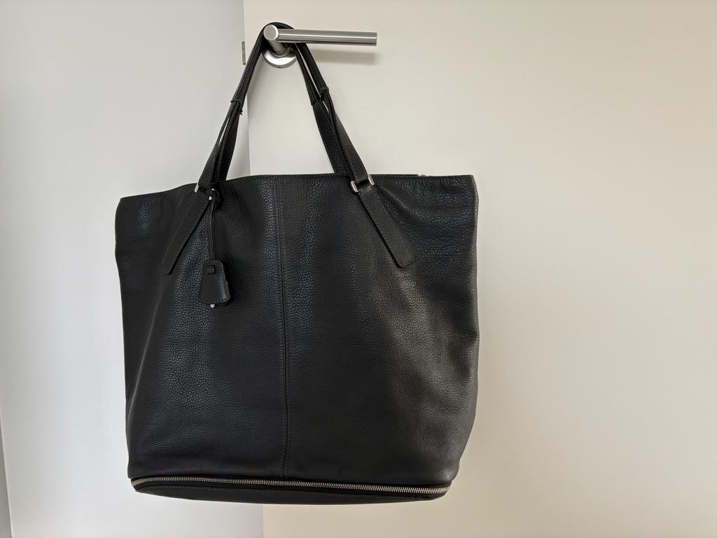zwarte lederen shopper Dolce & Gabbana, Enlèvement, Neuf, Noir