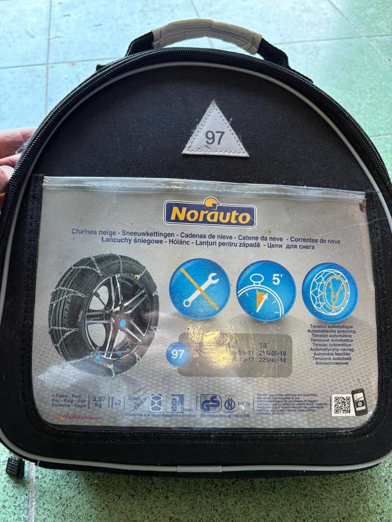 Sneeuwketting Norauto(nooit gebruikt), Ophalen, Zo goed als nieuw