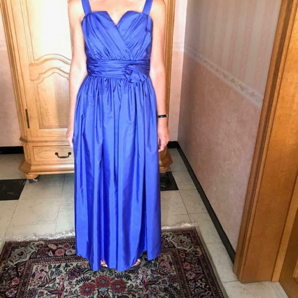 Robe de cérémonie, Kleding | Dames, Trouwkleding en Trouwaccessoires, Ophalen of Verzenden, Gedragen, Blauw, Bruidsmeisjeskleding