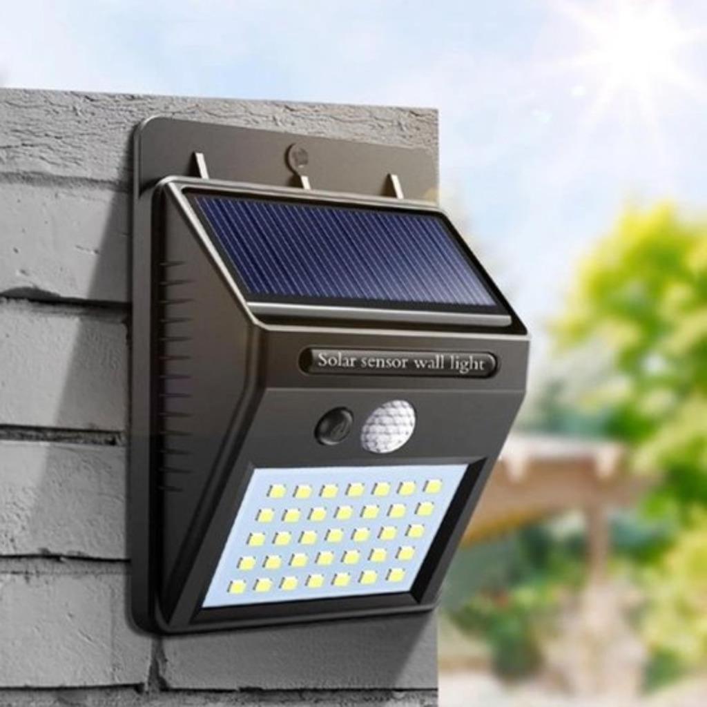 Lampe murale solaire LED avec détecteur de mouvement, Ophalen of Verzenden, Nieuw, Overige materialen