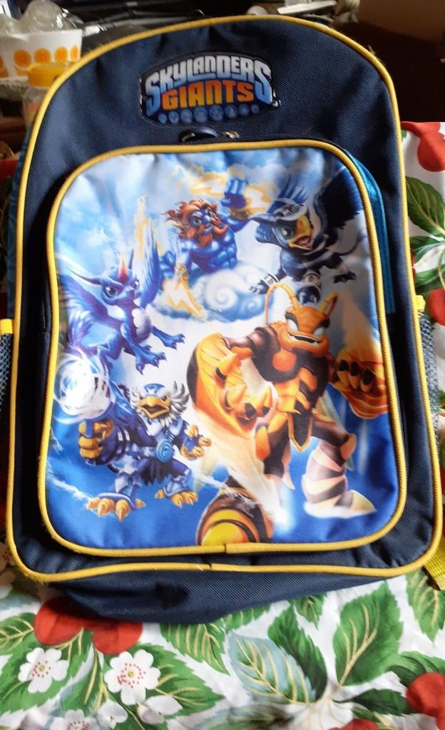 cartable sac a dos neuf motif skylanders giants, Enlèvement ou Envoi, 30 à 40 cm, Bleu, Sac à dos