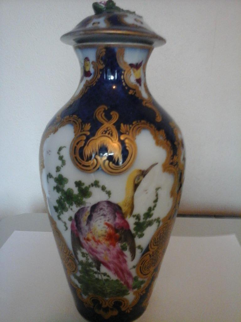 Porseleinen vaas uit het Parijse atelier van Samson, jaren 1, Ophalen of Verzenden