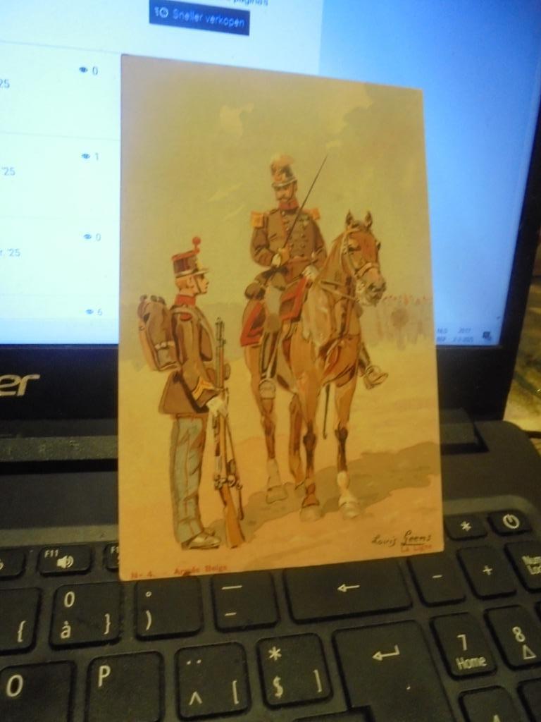 Armée Belge, Ophalen of Verzenden, Landmacht, Foto of Poster