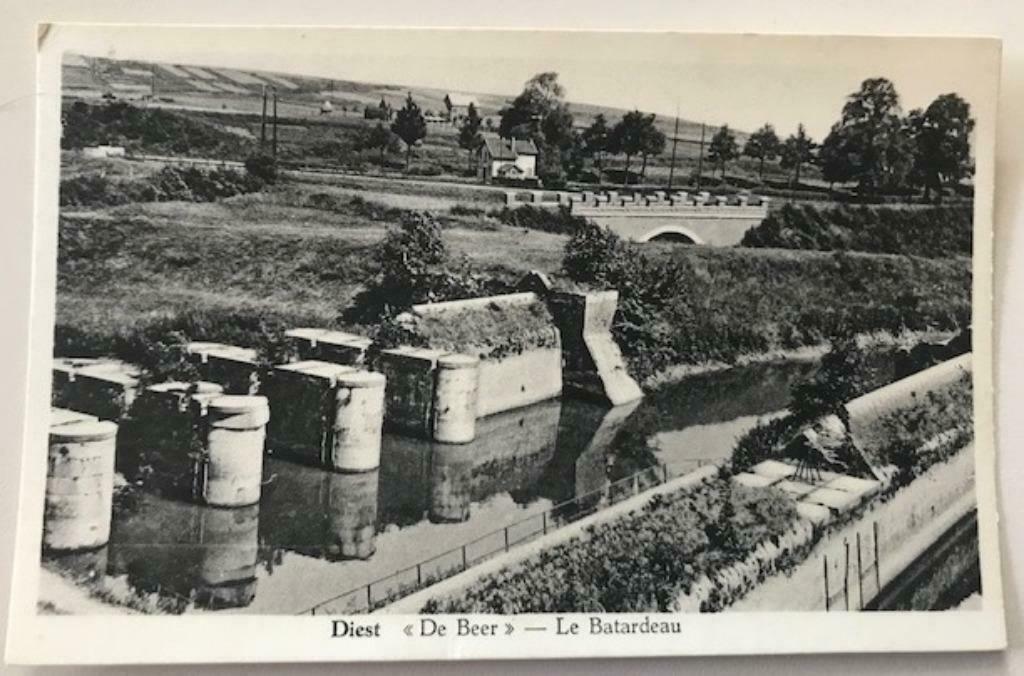 PRENTKAART DIEST DE BEER (SASPOORT), Verzamelen, Ophalen of Verzenden, 1940 tot 1960, Ongelopen, Vlaams-Brabant