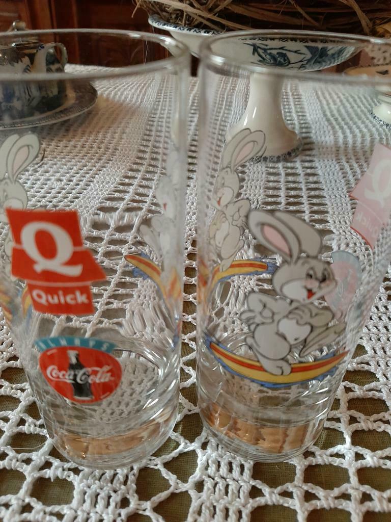 Coca-Cola Quick glazen x2, Collections, Verres & Petits Verres, Enlèvement ou Envoi, Comme neuf