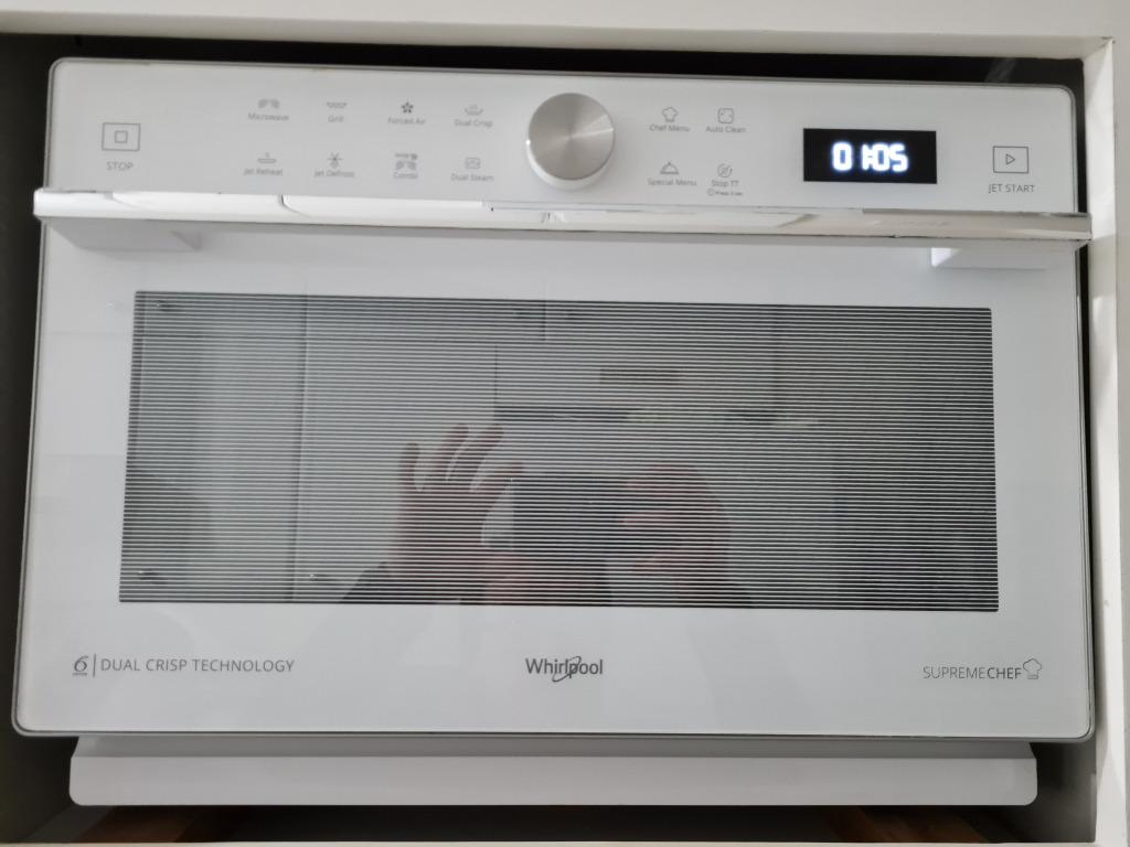 WHIRLPOOL Micro-ondes combiné Suprême chef, Electroménager, Enlèvement ou Envoi, Croustillant, Utilisé, À Poser