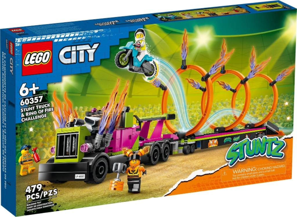 Lego 60357 Stuntz Truck Ring of fire nieuw ongeopend sealed, Ophalen of Verzenden, Nieuw, Complete set, Lego