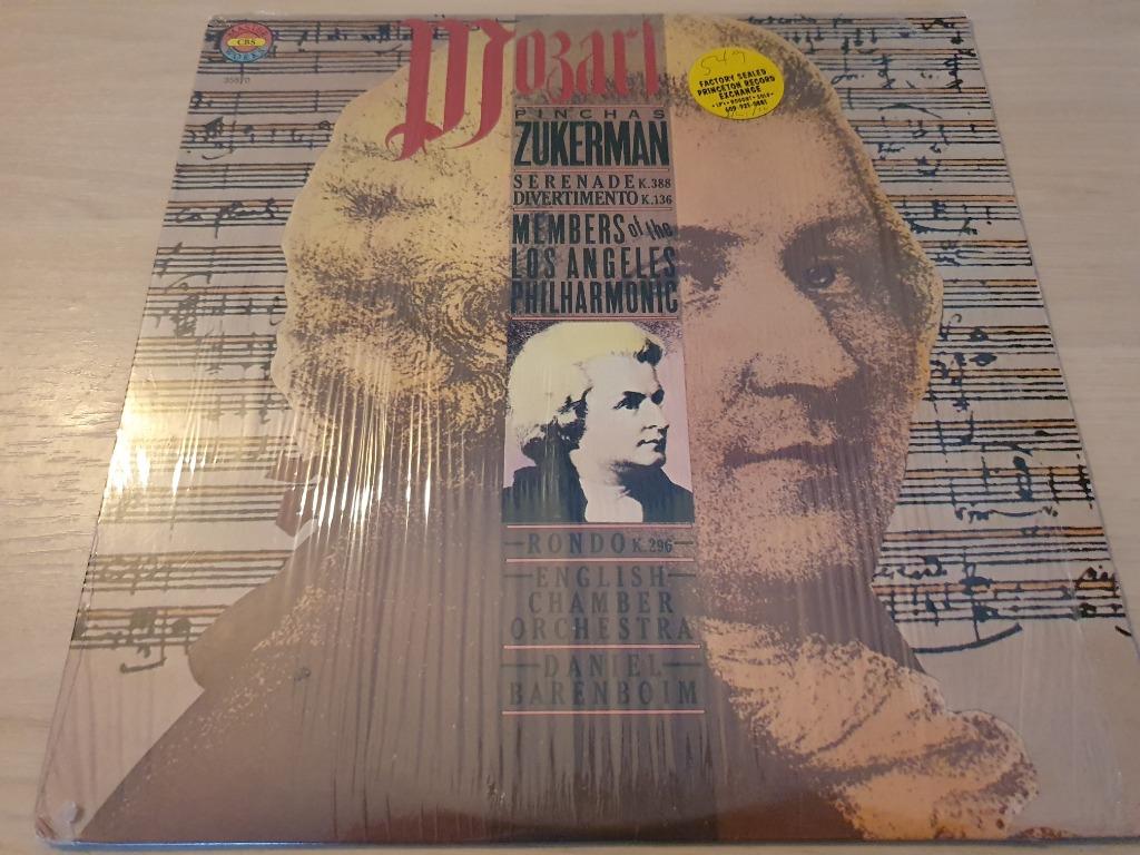 Disque vinyl 33 tours Zukerman Mozart, Enlèvement ou Envoi, Classicisme, Comme neuf, Autres types