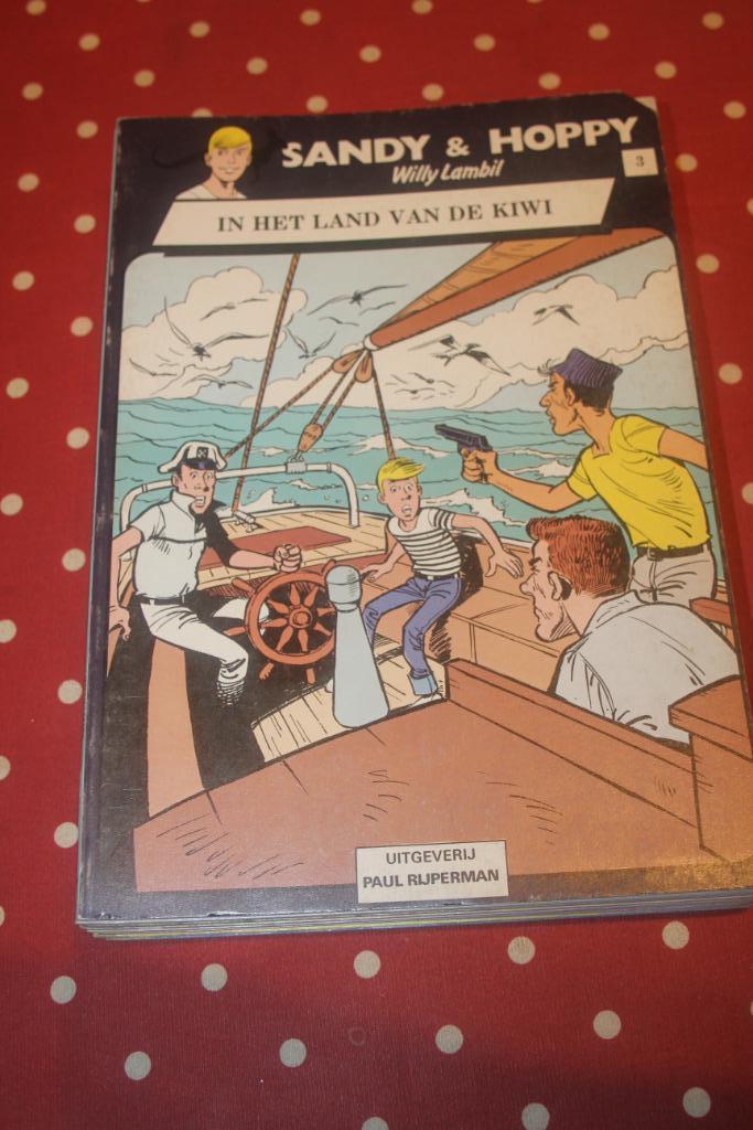 Sandy & Hoppy       Rijperman, Livres, Enlèvement ou Envoi, Comme neuf, Plusieurs BD, Lambil