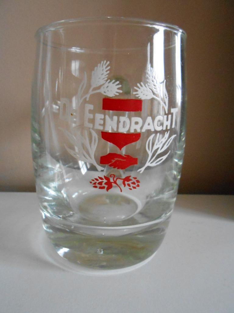 Bierglas Brouwerij De Eendracht uit Leuven, Verzamelen, Ophalen of Verzenden, Bierglas