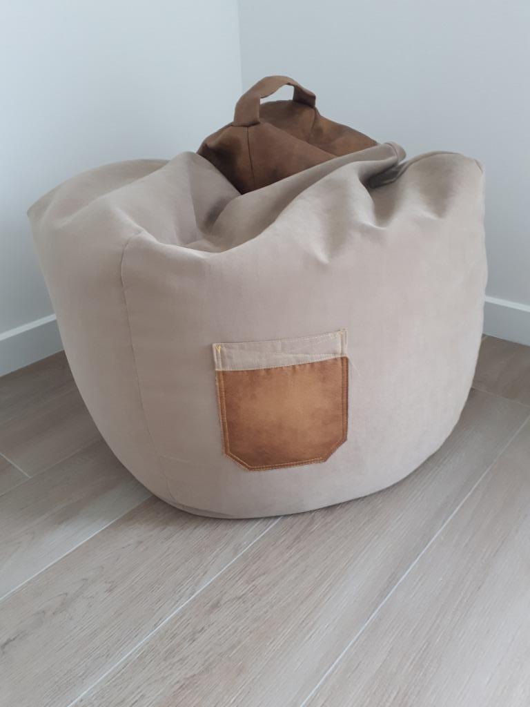 Zitzak, Ophalen, Zo goed als nieuw, Bruin, Zitzak