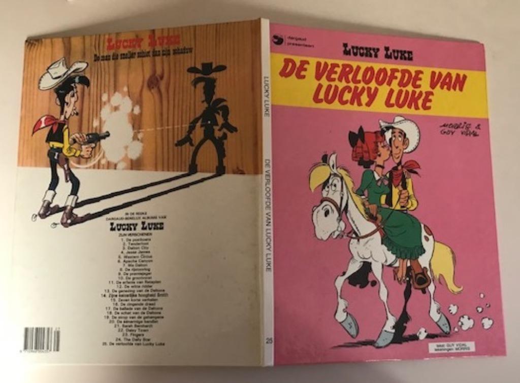 DE VERLOOFDE VAN LUCKY LUKE - EERSTE DRUK HARDCOVER - MORRIS, Une BD, Enlèvement ou Envoi, Utilisé, Morris / Goscinny
