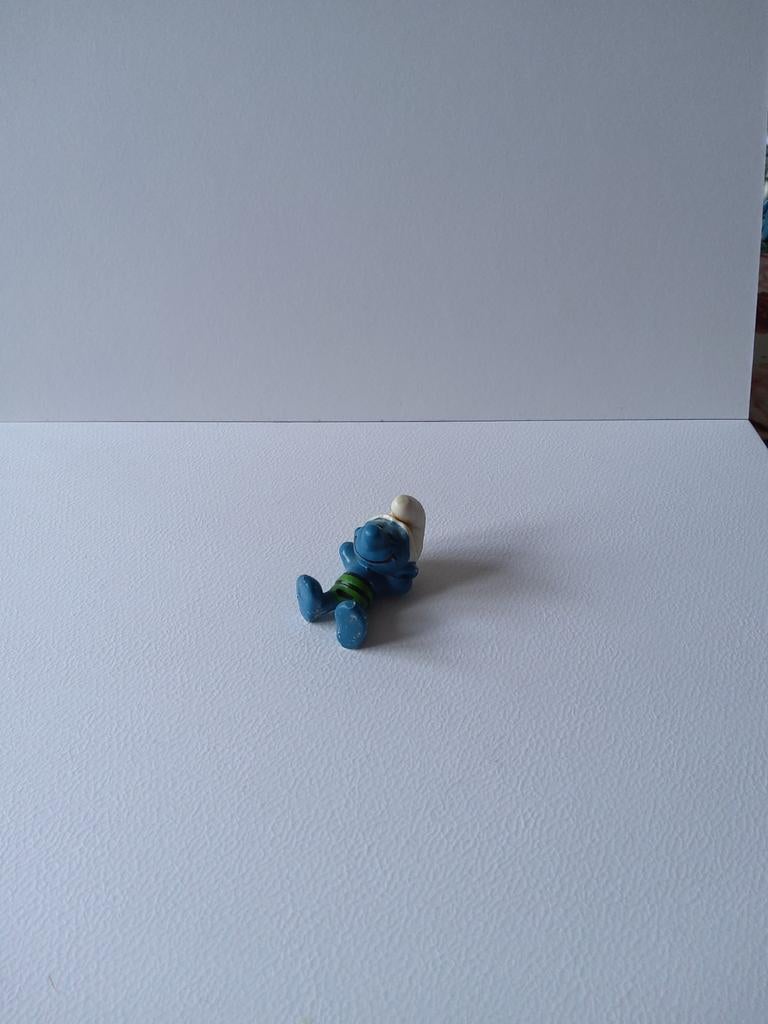 Groene en zwarte Doctor Smurf, Verzamelen, Ophalen of Verzenden, Gebruikt, Poppetje, Figuurtje of Knuffel