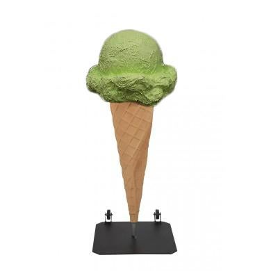 Crème glacée mobile 160 cm - glace à la pistache sur cornet, Enlèvement, Neuf