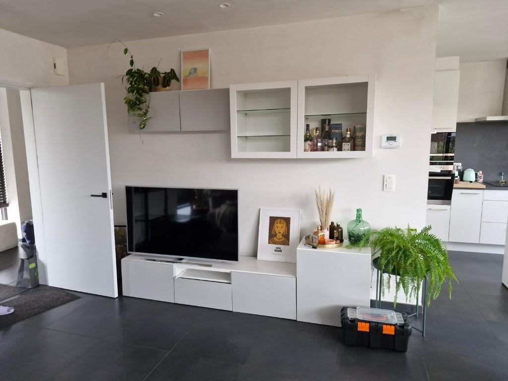 Tv meubel, 3 stuks, Huis en Inrichting, Kasten |Televisiemeubels, Ophalen, Zo goed als nieuw, Overige materialen, Modern