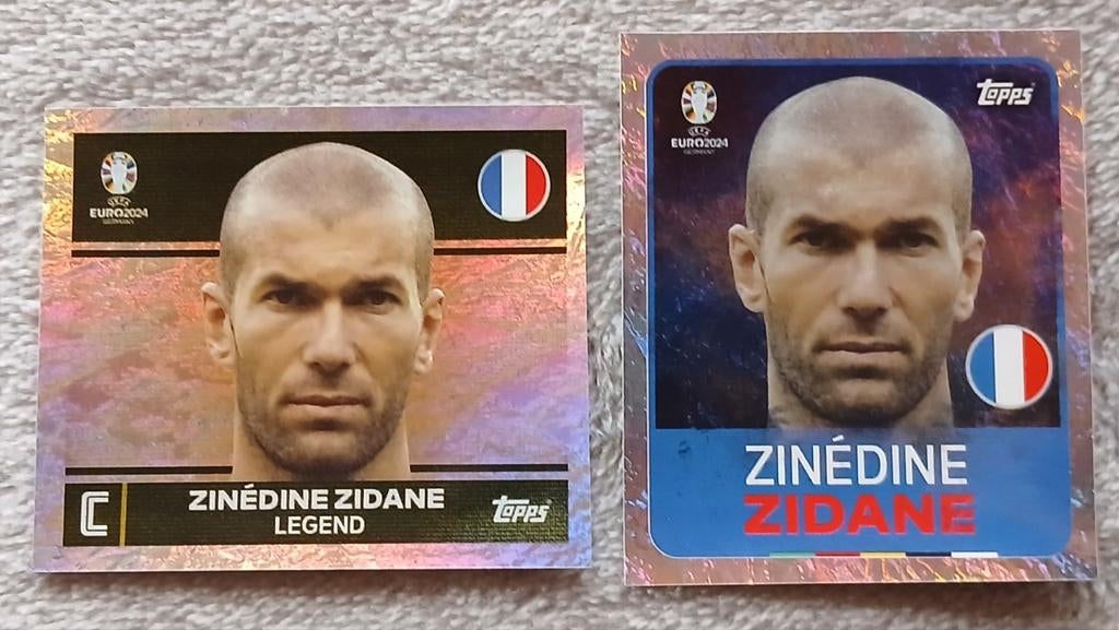 Topps Euro 2024 Zinedine Zidane, Enlèvement ou Envoi, Neuf