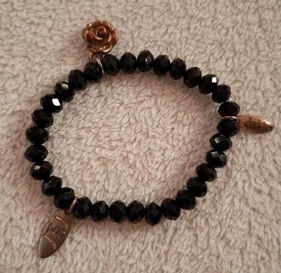 Armband, Handtassen en Accessoires, Armbanden, Zwart, Nieuw, Ophalen of Verzenden, Elastiek