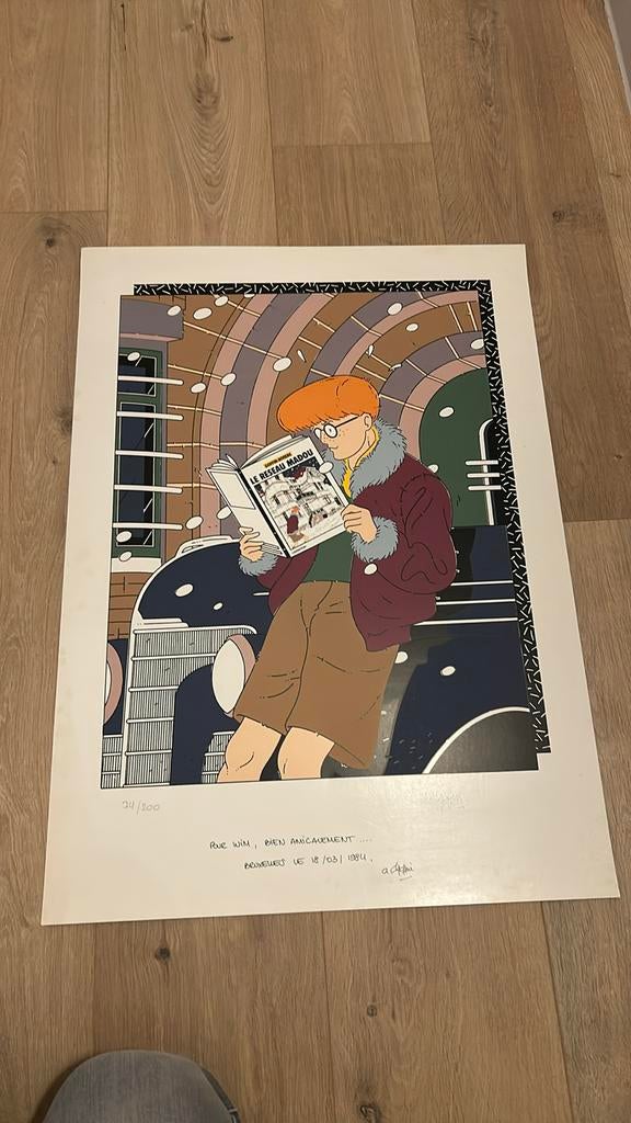 Sérigraphie Goffin Bruxelles numérotée et signée 1984, Enlèvement ou Envoi, Neuf